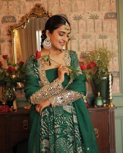NEW Designer Party Wear Look 4 Pc Collection Fabric Heavy <b>Star</b> Georgette With Digital Prints Work Embroidery Codding Sequins - Product Image 3