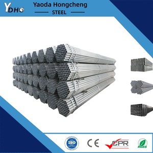 <span class=keywords><strong>Tube</strong></span> en <span class=keywords><strong>acier</strong></span> rond galvanisé à haute teneur en zinc 200g/m², antirouille, pour serres et échafaudages, emballage en lot, exportation maritime - Product Image 1