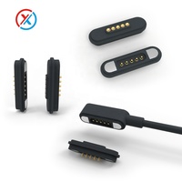 Conector Magnético Pogo Pin de 2-9 Pines, Chapado en Oro, para Relojes Inteligentes, Cable de Conexión de 3A, Venta al Por Mayor