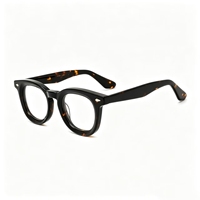 Nouvelle monture de lunettes haut de gamme à plaques épaisses, monture optique multicolore, motif transparent, lunettes de mode pour myopie