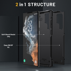 Funda protectora para <span class=keywords><strong>Samsung</strong></span> <span class=keywords><strong>Galaxy</strong></span> <span class=keywords><strong>S22</strong></span> <span class=keywords><strong>Ultra</strong></span>, cubierta de doble capa, resistente, ligera, delgada, a prueba de golpes, para <span class=keywords><strong>Galaxy</strong></span> <span class=keywords><strong>S22</strong></span> <span class=keywords><strong>Ultra</strong></span> - Product Image 4