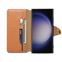 Étui portefeuille magnétique en similicuir avec support et porte-cartes pour Samsung Galaxy S26 Ultra, S25 Plus, S24, S23