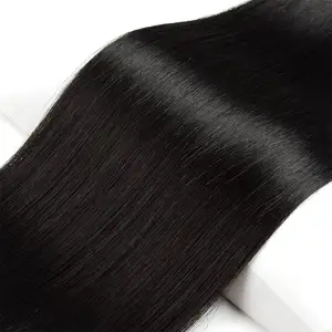 جدائل كروشيه مستقيمة 12 إلى 36 بوصة شعر تجديل اصطناعي شعر كروشيه ناعم بني أومبير