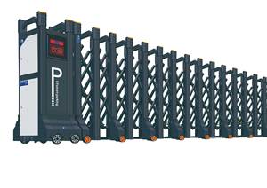 Puerta Plegable Retráctil Automática de Aleación de Aluminio para Uso en Hoteles, Centros Comerciales Industriales y Hospitales - Diseño Moderno, Fácil Instalación - Product Image 2