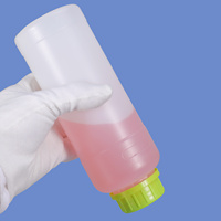 Vente chaude d'emballages de bouteilles d'engrais liquides agrochimiques, bouteille carrée en plastique personnalisée en HDPE avec bouchon à vis TE d'étanchéité