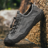 Chaussures de randonnée pour hommes à lacets rapides, respirantes, antidérapantes, résistantes à l'usure, pour la montagne, vente en gros ODM
