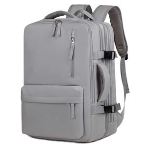 Sac de voyage extensible de grande capacité personnalisé, sac pour ordinateur portable 16 pouces, sac à dos pour étudiants, affaires, interface USB, pour hommes et femmes - Product Image 1