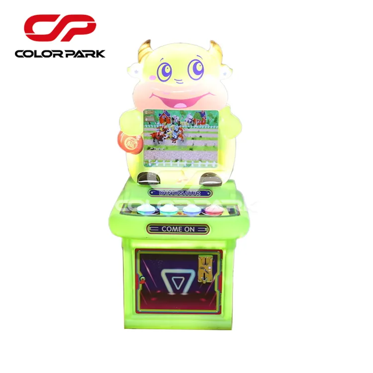 New series kid coin operated hitting game machine for game center with 12 game for one player