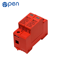 Parafoudre DC 600V 2P pour système solaire, dispositif de protection contre les surtensions 20KA 40KA