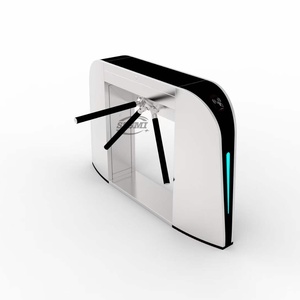 Torniquete Trípode de Altura Media con Indicador LED y Estructura Duradera de Acero Inoxidable para Acceso Público - Product Image 4