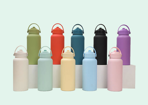 2026 Luxury Stainless Steel Water Bottle Wholesale Custom Logo Insulated Vacuum <b>Flask</b> Gym Sports Bottle <b>with</b> <b>Straw</b> Lid 32oz - Product Image 3