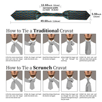 Corbata de Hombre Estilo Ascot Vintage en Verde Azulado con Diseño Paisley Dorado, Clásica para Bodas y Eventos Formales, de Poliéster con Tejido Jacquard