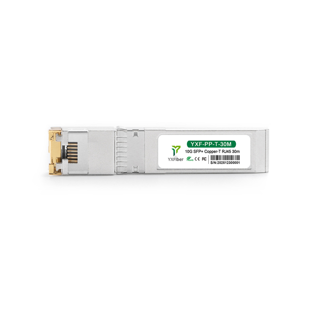SFP+ 10G Copper SFP Module SFP-10G-T-X RJ45 30m 80m 100m 10g Sfp+ Rj45 Copper Transceiver