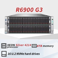 Server Penyimpanan Rak 4U UniServer R6900 G3 G5 Berkinerja Tinggi untuk Server Pembelajaran Mendalam AI