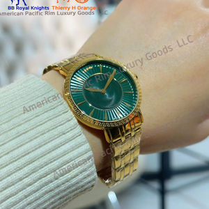 Montre à quartz de luxe originale pour femme, boîtier rectangulaire/carré/triangulaire, 9 mm, bracelet en acier inoxydable, matériau en cuir - Product Image 6