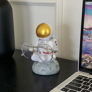 Décorations créatives en résine pour la maison, style Art <span class=keywords><strong>Déco</strong></span>, sur le thème de l'astronaute et de la monture de lunettes, vente en gros d'usine - Product Image 2