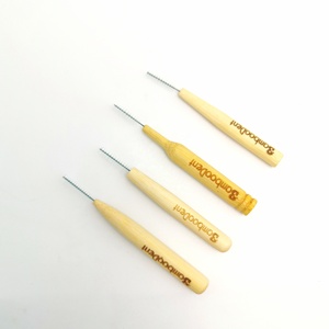 Spazzola interdentale di bambù a buon mercato spazzole interdentali 8 pz/pacco a forma di - Product Image 2