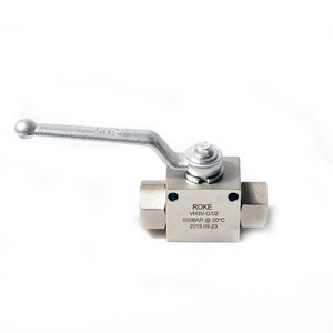 Vanne à bille haute pression 1/2 pouce filetée en acier au carbone avec trous de fixation pour utilisation dans l'industrie de l'eau, du pétrole et du gaz - Product Image 5