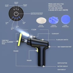 <span class=keywords><strong>Mini</strong></span> polisseuse électrique multifonctionnelle <span class=keywords><strong>sans</strong></span> <span class=keywords><strong>fil</strong></span> pour voiture à batterie - Product Image 5
