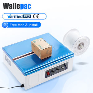 Wallepac Hochwertige A2T Desktop 5Mm Pp Strap Halbautomat ische Kunststoff-Umreifung maschine Preis Tragbare Kartons <span class=keywords><strong>Banding</strong></span> <span class=keywords><strong>Machine</strong></span> - Product Image 1
