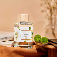 Diffuseur à bâtonnets 130 ml pour la maison, désodorisant et parfum d'ambiance aux huiles essentielles florales, élimination des odeurs, décoration, vente en gros