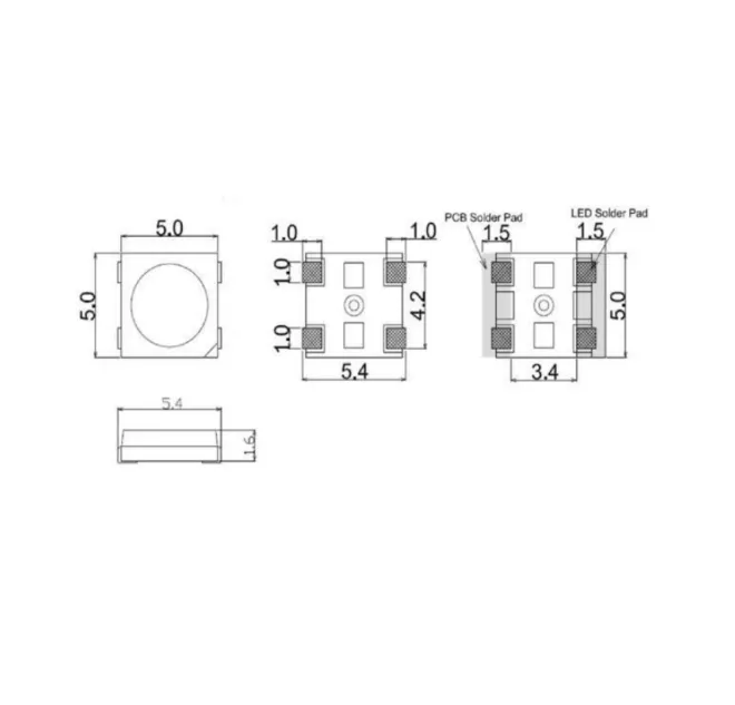 Promotion Wholesale IC Buit-in 4pin Smart 5v SMD 5050 RGB ws2813 Ws2812 sk6813 Sk6812 Ws2812b Led Chip