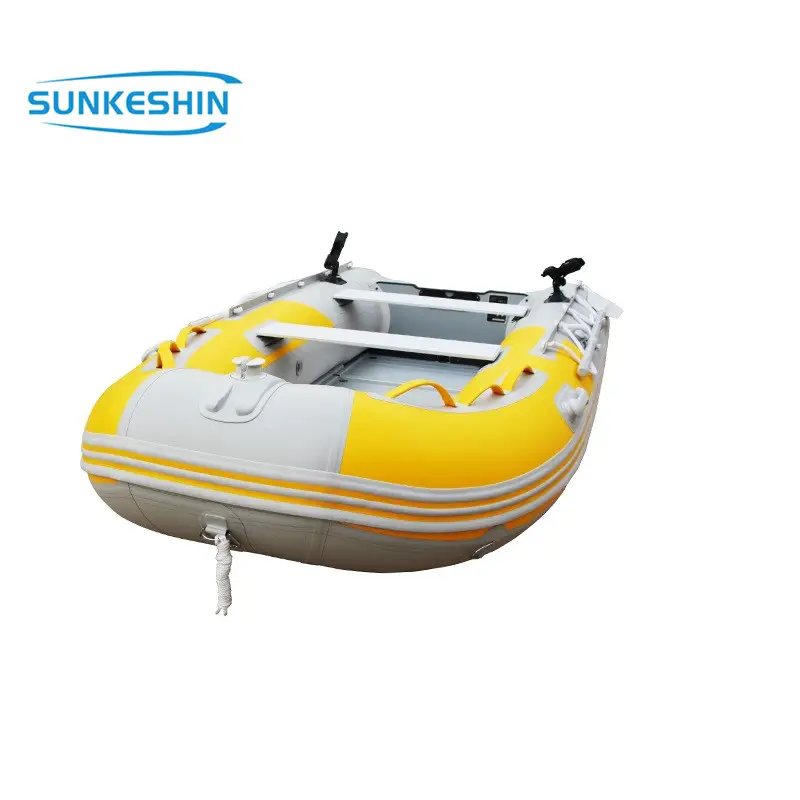 3.3m New high-end listing high quality PVC safe water engineering rescue Pontoon Boats with free seats