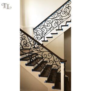 Barandillas de Hierro Forjado TL, Diseños de Barandillas de Acero para <span class=keywords><strong>Escaleras</strong></span>, Pasamanos de Hierro Forjado - Product Image 5