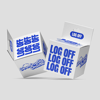 Impresión Logo Laminación Producto Embalaje Cerradura Hebilla Parte inferior Cuadrada Pequeñas cajas de papel dobladas Caja de regalo Cartón Caja de tarjeta personalizada