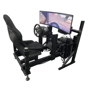 迪尼堡硬币操作员游戏3屏幕赛车模拟器驾驶游戏机