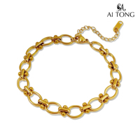 Modernas Pulseras de Cadena con Eslabones de Acero Inoxidable Chapadas en Oro de 18K, con Forma de Estrella de Mar y Corazón, Multi Estilo, Elegantes, Resistentes al Agua, para Mujer, Regalo