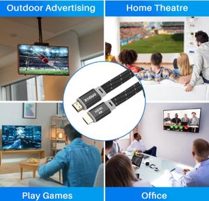 Cavo 2.0 piatto <span class=keywords><strong>HDMI</strong></span> CL3 classificato canale di ritorno Audio 4K <span class=keywords><strong>HDMI</strong></span> ad alta velocità 18Gbps per monitor HDTV - Product Image 3