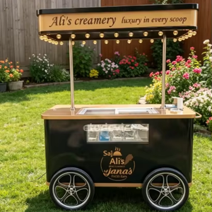 Chariot de vente de crème glacé<span class=keywords><strong>e</strong></span> <span class=keywords><strong>E</strong></span>-Tuk Tuk, chariots de crème glacé<span class=keywords><strong>e</strong></span> réfrigérés - Product Image 1