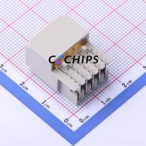 244997 Board-to-Board & Backplane <b>Connector</b> Bent Lead Through Hole,P=3mm <b>Connector</b> 20P 3mm Right Angle Insert - Product Image 2