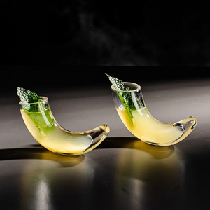 Ensemble de verres à shot créatifs classiques en forme de corne de taureau Viking, verre à <span class=keywords><strong>tequila</strong></span>, verre à cocktail, gobelet de 30 ml avec support en bois - Product Image 5