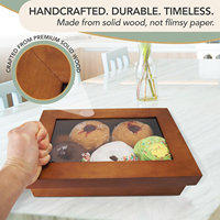 Boîte cadeau en bois de luxe pour dattes et produits alimentaires, idéale pour les cadeaux de boulanger, boîte en bois de qualité alimentaire, boîtes en bois pour chocolaterie