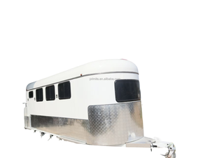 Remorque légère personnalisée pour chevaux / Remorque-camping-car avec espace de vie - Product Image 5