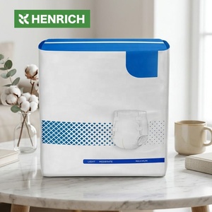 Couches-culottes jetables premium pour adultes à languettes, absorption maximale, indicateur d'humidité, bandes auto-agrippantes, pour incontinence, en vrac - Product Image 1