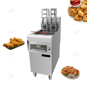 Automatic Lifting Electric Frying Pan Commercial Temperature Control Deep Fryer For Kfc Hotel Fast Food Restaurant Snack Bar