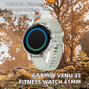 Montre connectée fitness <span class=keywords><strong>Garmin</strong></span> <span class=keywords><strong>Venu</strong></span> 3S 41 mm avec système d'exploitation Android, écran tactile AMOLED 1,2 pouces, boîtier en alliage magnétique, autonomie de 10 jours, plus de 30 modes sportifs - Product Image 5
