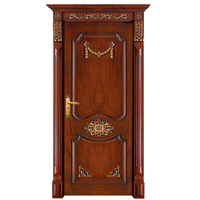 Portes en bois massif pour l'extérieur, design de portes simples en bois, motifs floraux sculptés, portes d'entrée principales en teck, vente chaude en Inde