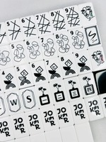 Ensemble de tuiles de mahjong américaines de luxe, 160 pièces, 2 couches, en acrylique gravé, design Art Déco, pour les soirées de jeu, cadeaux