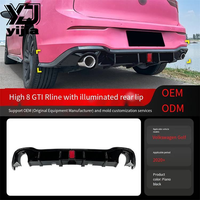 Yijia 2016-2017 Volkswagen Golf 8 GTI Spoiler arrière avec feux de navigation, pièces de modification