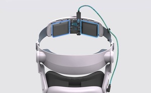 Sangle de tête <span class=keywords><strong>VR</strong></span> avec batterie 5200 mAh pour Oculus Quest 3 - Product Image 4