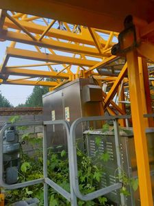 <span class=keywords><strong>Grue</strong></span> à tour Zoomlion QTZ125 d'occasion, 8T, 1250KN.M, moteur, hauteur de levage 60M, bon état, certifiée CE, exportation usine Chine - Product Image 4