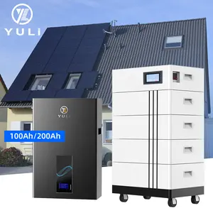 Yuli Energie speicher 48V 100ah Solar batterie 5kwh Strom wand Batterie lebensdauer po4 lifepo4 Batterie Power Wand