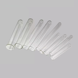 Tubo de prueba de vidrio de borosilicato, tubo de cultivo de vidrio liso transparente para <span class=keywords><strong>laboratorio</strong></span> - Product Image 3