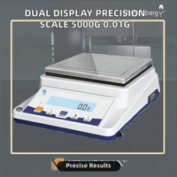 Balance numérique à double affichage haute précision 2200g*0.1g en ABS pour pharmacie et laboratoire, avec calibration externe, support OBM/ODM/OEM, garantie 1 an