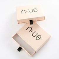 Boîte à bijoux en carton rigide avec logo personnalisé, écologique et tendance, boîte à bijoux avec tiroir, emballage cadeau