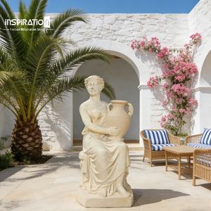 Estatua <span class=keywords><strong>de</strong></span> Diosa Griega <span class=keywords><strong>de</strong></span> Resina para Jardín, Arte Paisajístico, Escultura <span class=keywords><strong>de</strong></span> Piedra Fundida, Figura <span class=keywords><strong>de</strong></span> <span class=keywords><strong>Mujer</strong></span> en Piedra Artificial, Fabricación Personalizada - Product Image 1